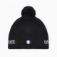 EA7 Emporio Armani Pon Pon Fisi Nero - Berretto invernale