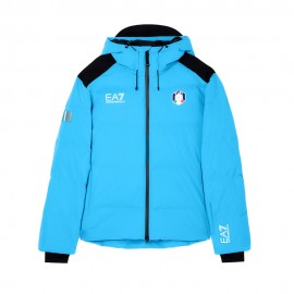 EA7 Emporio Armani Fisi Azzurro - Piumino Sci Uomo