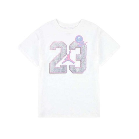 Nike Jordan T-Shirt Bianco Bambina