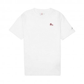 Nike Jordan T-Shirt Aj1 Patch S S Bianco Bambino