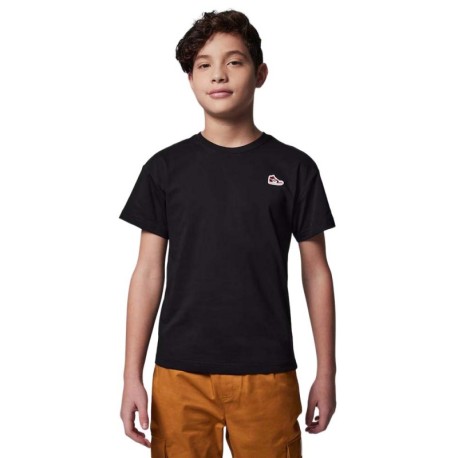 Nike Jordan T-Shirt Aj1 Patch S S Nero Bambino