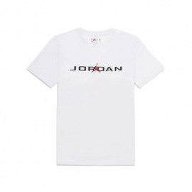 Nike Jordan T-Shirt Crew Bianco Bambino