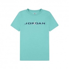 Nike Jordan T-Shirt Crew Azzurro Bambino