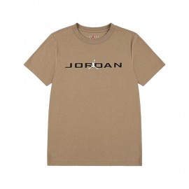 Nike Jordan T-Shirt Crew Beige Bambino