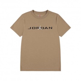 Nike Jordan T-Shirt Crew Beige Bambino