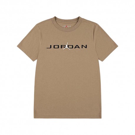 Nike Jordan T-Shirt Crew Beige Bambino