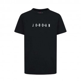 Nike Jordan T-Shirt Crew Nero Bambino