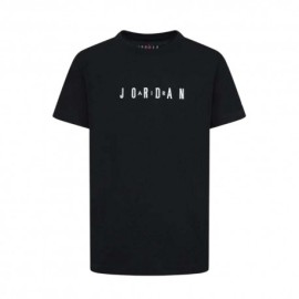 Nike Jordan T-Shirt Crew Nero Bambino