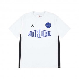 Nike Jordan T-Shirt Rise Bianco Bambino