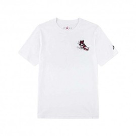 Nike Jordan T-Shirt Air Rdan Has Landed Bianco Bambino