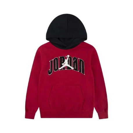Nike Jordan Felpa Gametime Fleece Gym Red Bambino