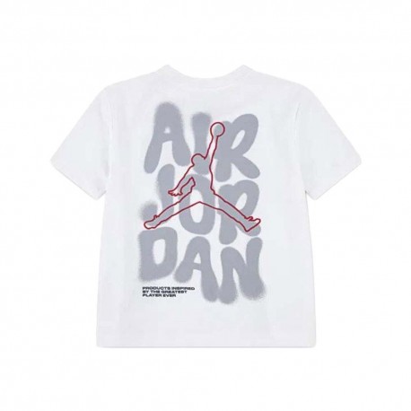 Nike Jordan T-Shirt 23 Throw Up Bianco Bambino