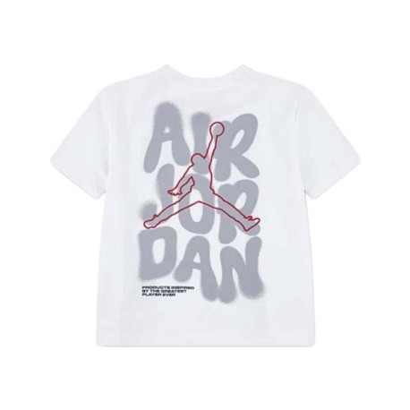 Nike Jordan T-Shirt 23 Throw Up Bianco Bambino
