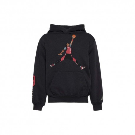 Nike Jordan Felpa Sketch Po Nero Bambino