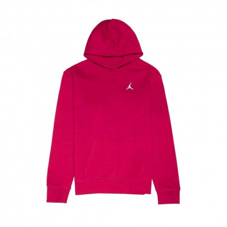 Nike Jordan Felpa Con Cappuccio Brooklyn Rosso Bambino
