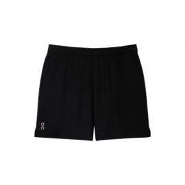 On Pantaloncini Running 5" Core Nero Donna