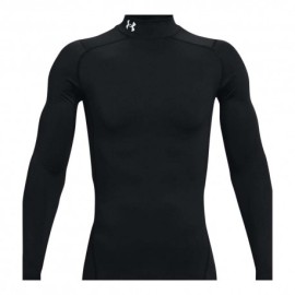 Under Armour Maglia Running Collo Comp Coldgear Nero Uomo