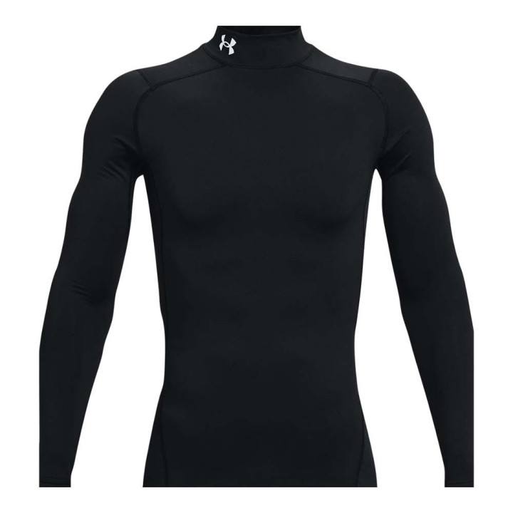 Under Armour Maglia Running Collo Comp Coldgear Nero Uomo