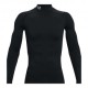 Under Armour Maglia Running Collo Comp Coldgear Nero Uomo