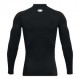 Under Armour Maglia Running Collo Comp Coldgear Nero Uomo