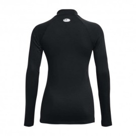 Under Armour Maglia Running Collo Comp Coldgear Nero Donna