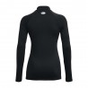 Under Armour Maglia Running Collo Comp Coldgear Nero Donna