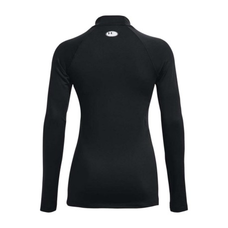 Under Armour Maglia Running Collo Comp Coldgear Nero Donna
