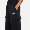 Nike Sportswear Club Pantacargo Logo Piccolo Nero Bambino