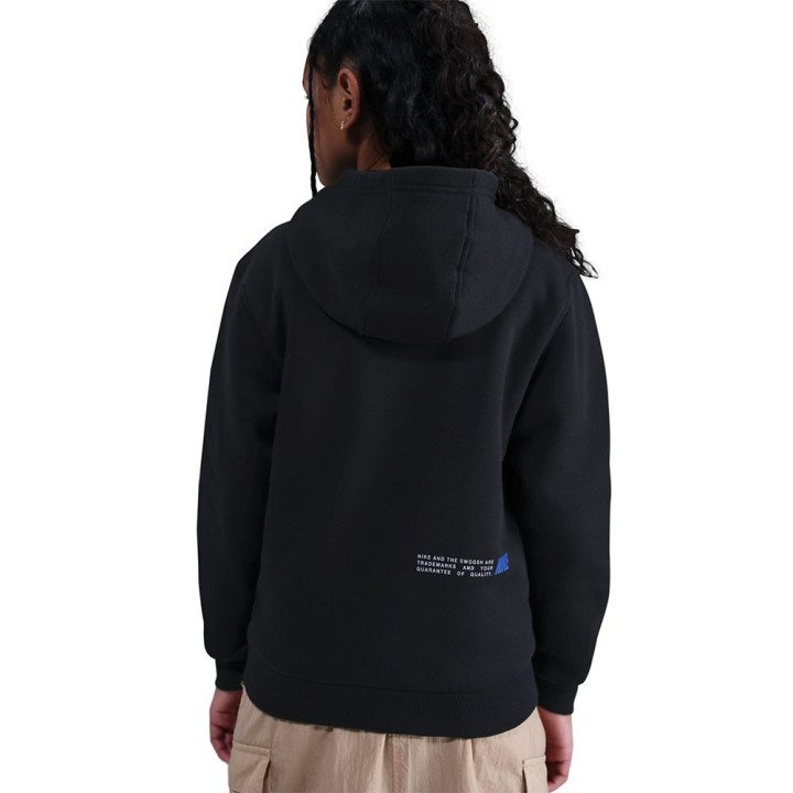 Nike Sportswear Club Felpa Palestra Nero Bambino