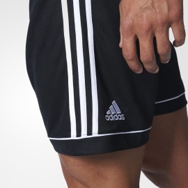 Adidas Short Squadra Team  Nero/Bianco