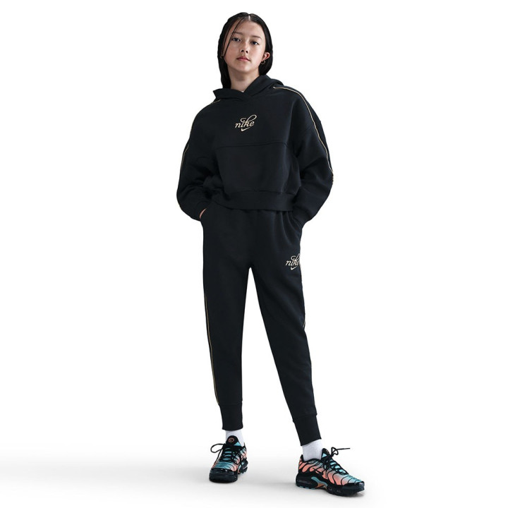 Nike Sportswear Club Pantaloni Con Polsino Nero Bambina