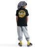 Nike Sportswear Maglietta Palestra Logo Oro Nero Bambino