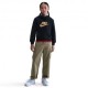 Nike Sportswear Club Felpa Palestra Logo Oro Nero Bambino
