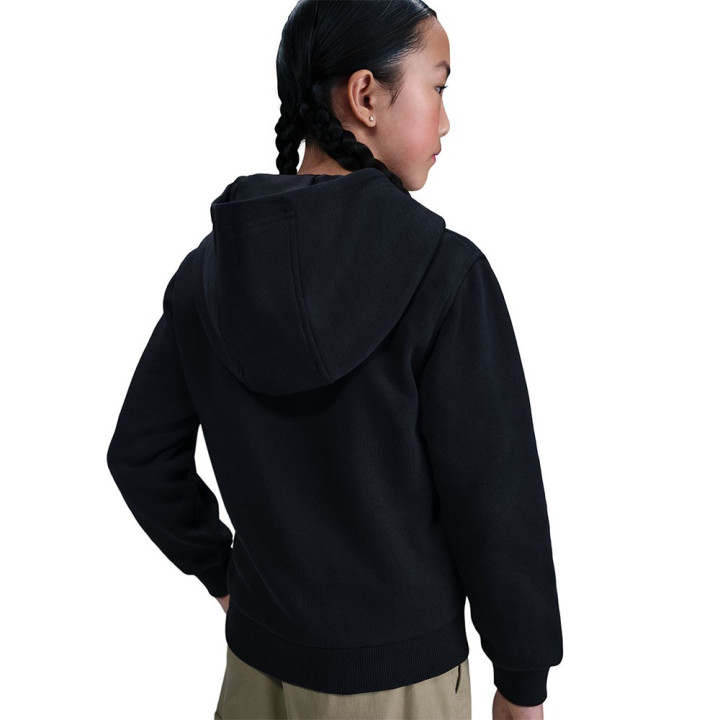 Nike Sportswear Club Felpa Palestra Logo Oro Nero Bambino