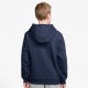 Nike Sportswear Club Felpa Palestra Logo Metallic Blu Bambino