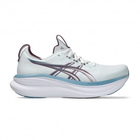Asics Gel-Nimbus 28 Arctic Blu Velvet Purple - Scarpe Running Donna