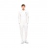 Ea7 Emporio Armani Team Italia Bianco - Felpa Con Cappuccio Uomo