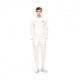 Ea7 Emporio Armani Team Italia Bianco - Felpa Con Cappuccio Uomo