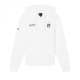 Ea7 Emporio Armani Team Italia Bianco - Felpa Con Cappuccio Uomo