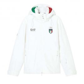 Ea7 Emporio Armani Italia Team Bianco - Giacca Sci Uomo