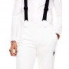 Ea7 Emporio Armani Italia Team Bianco - Pantaloni Sci Uomo