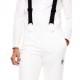 Ea7 Emporio Armani Italia Team Bianco - Pantaloni Sci Uomo