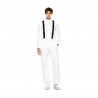 Ea7 Emporio Armani Italia Team Bianco - Pantaloni Sci Uomo