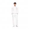 Ea7 Emporio Armani Italia Team Bianco - Pantaloni Sci Uomo