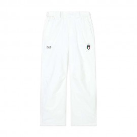 Ea7 Emporio Armani Italia Team Bianco - Pantaloni Sci Uomo