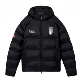 Ea7 Emporio Armani Italia Team Nero - Piumino Uomo