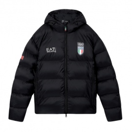 Ea7 Emporio Armani Italia Team Nero - Piumino Uomo