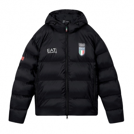 Ea7 Emporio Armani Italia Team Nero - Piumino Uomo