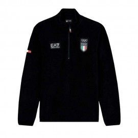 Ea7 Emporio Armani Italia Team Nero - Pile Uomo