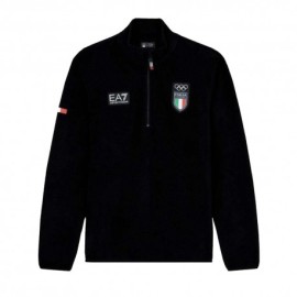 Ea7 Emporio Armani Italia Team Nero - Pile Uomo